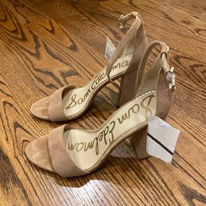 tan heels from sam edelman in size 8!!